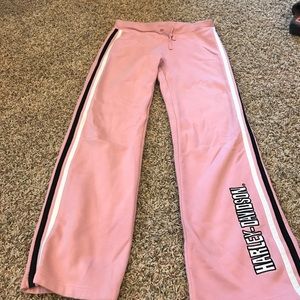 Harley Davidson swear pants.
