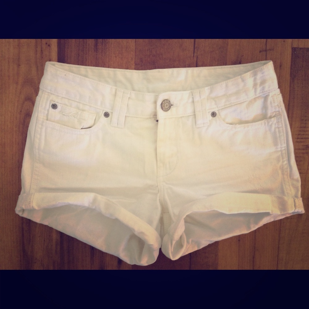 Roll Cuff Denim Shorts