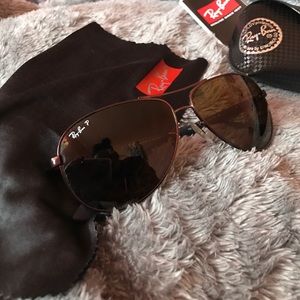 Ray Ban Aviator Sunglasses POLARIZED