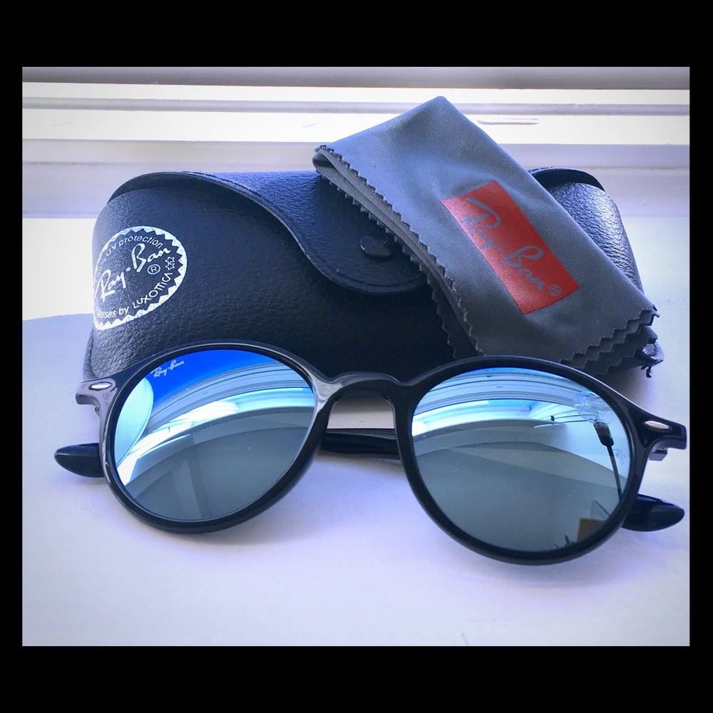 Round Liteforce Ray-bans -reflective lenses