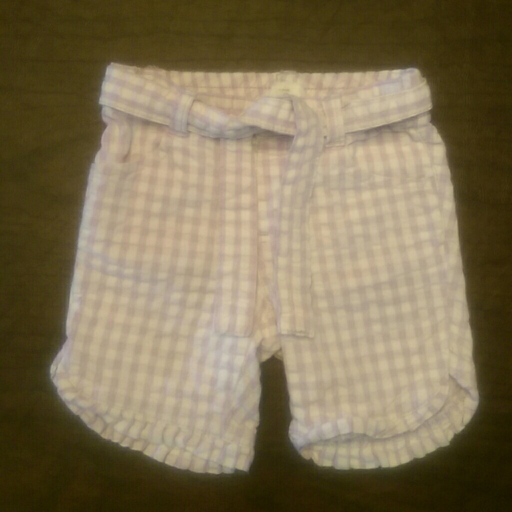 Purple toddler girls' shorts, 18-24 mos