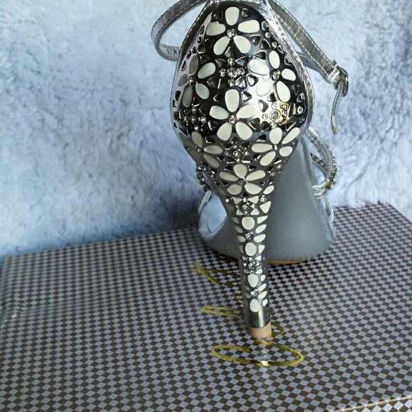 Silver Rhinestone Heels - Picture 4 of 4