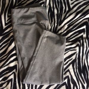 Grey Reebok Workout Capris