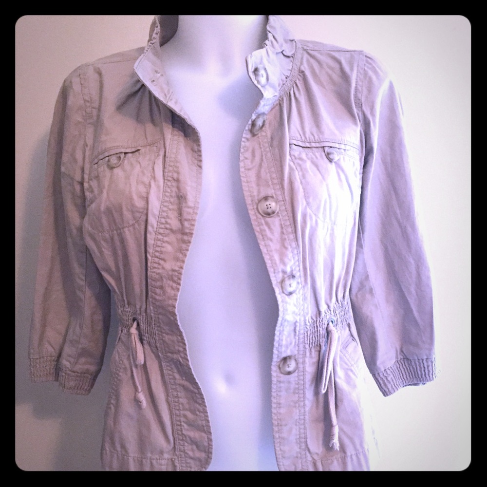 Ann Taylor Loft Khaki Jacket
