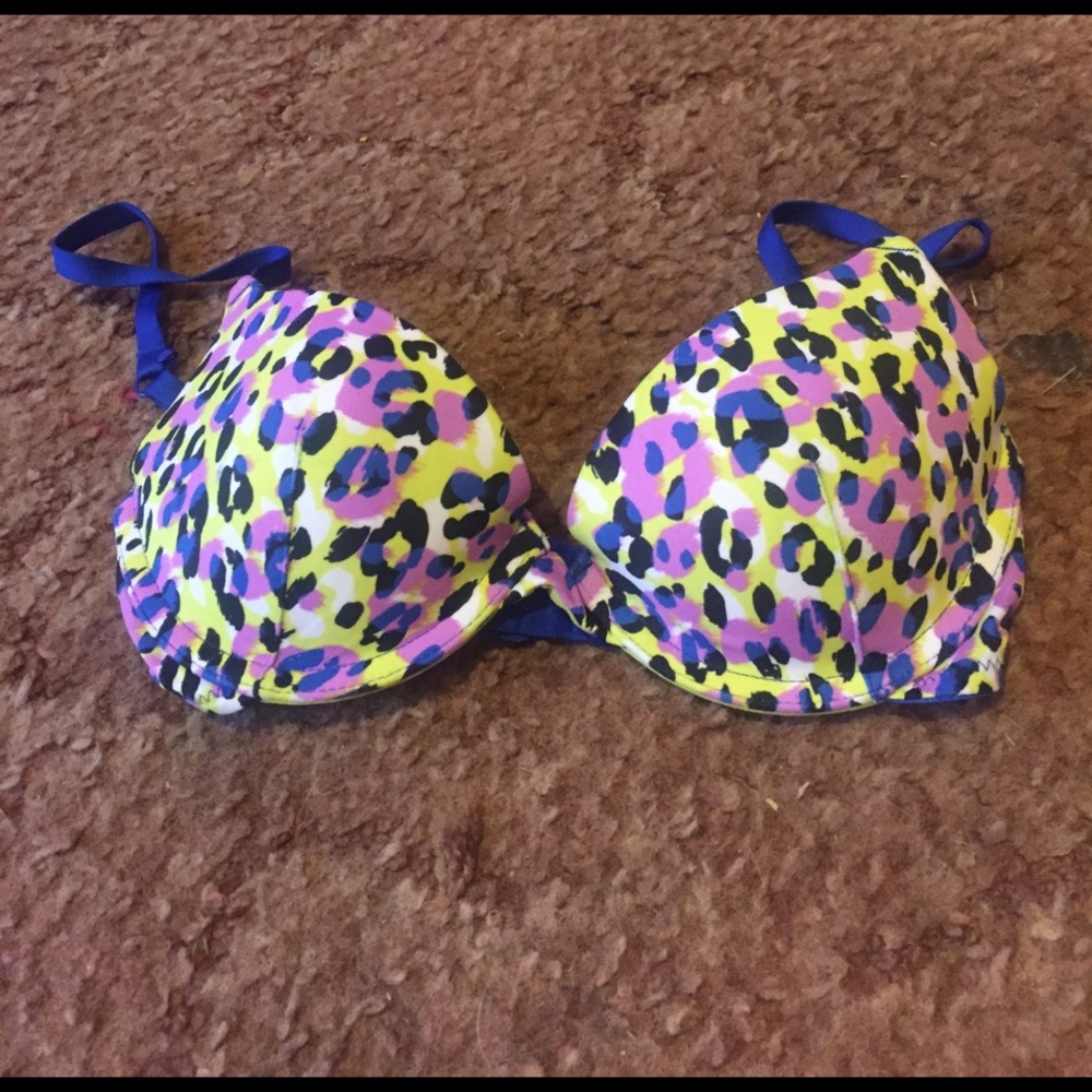 Cheetah print bra