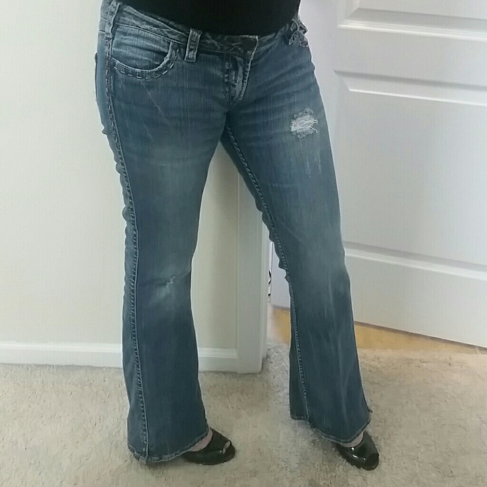 Silver Brand Distressed Jeans