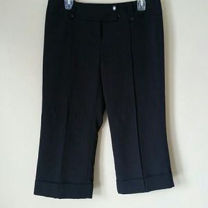 Black dress capri style pants