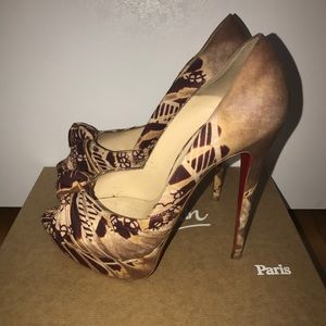 Christian Louboutin 'Jenny' Peep Toe, Sz 39.5/9.5
