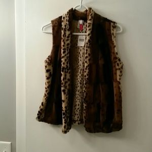 Animal Print Vest