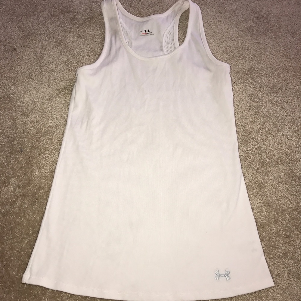 White under armour tank