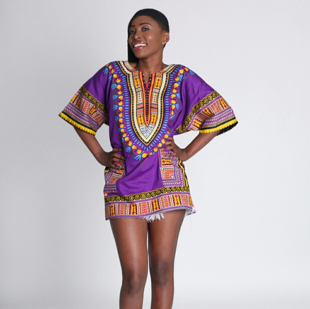 Purple dashiki