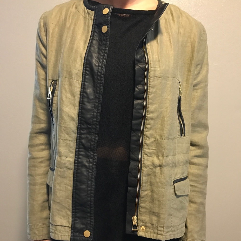 Military jacket, size medium, from Zara.