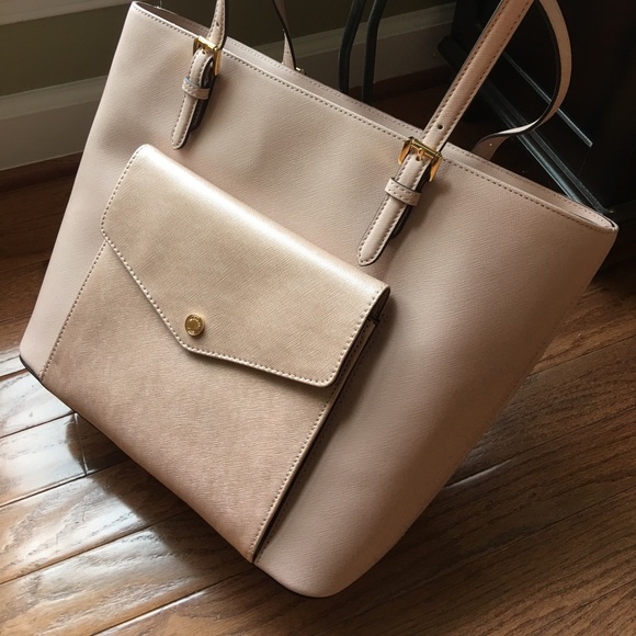 Jet set large ballet pink leather tote💗💗 - Picture 2 of 8