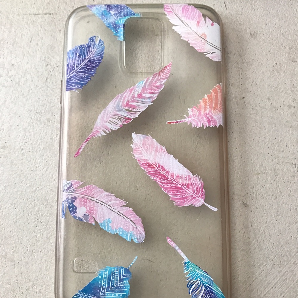 Feather clear phone case (Samsung Galaxy S5)
