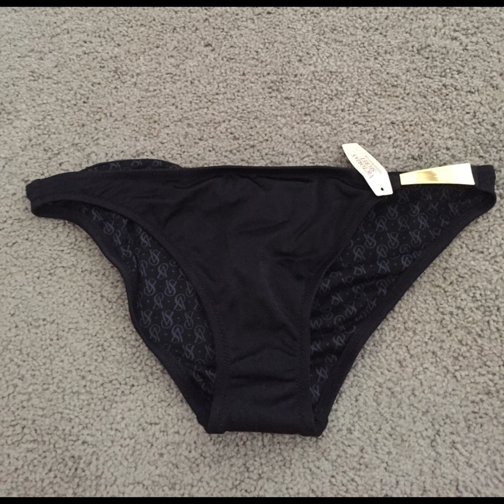Victoria's Secret Black Swim Bottoms. Tags. Small