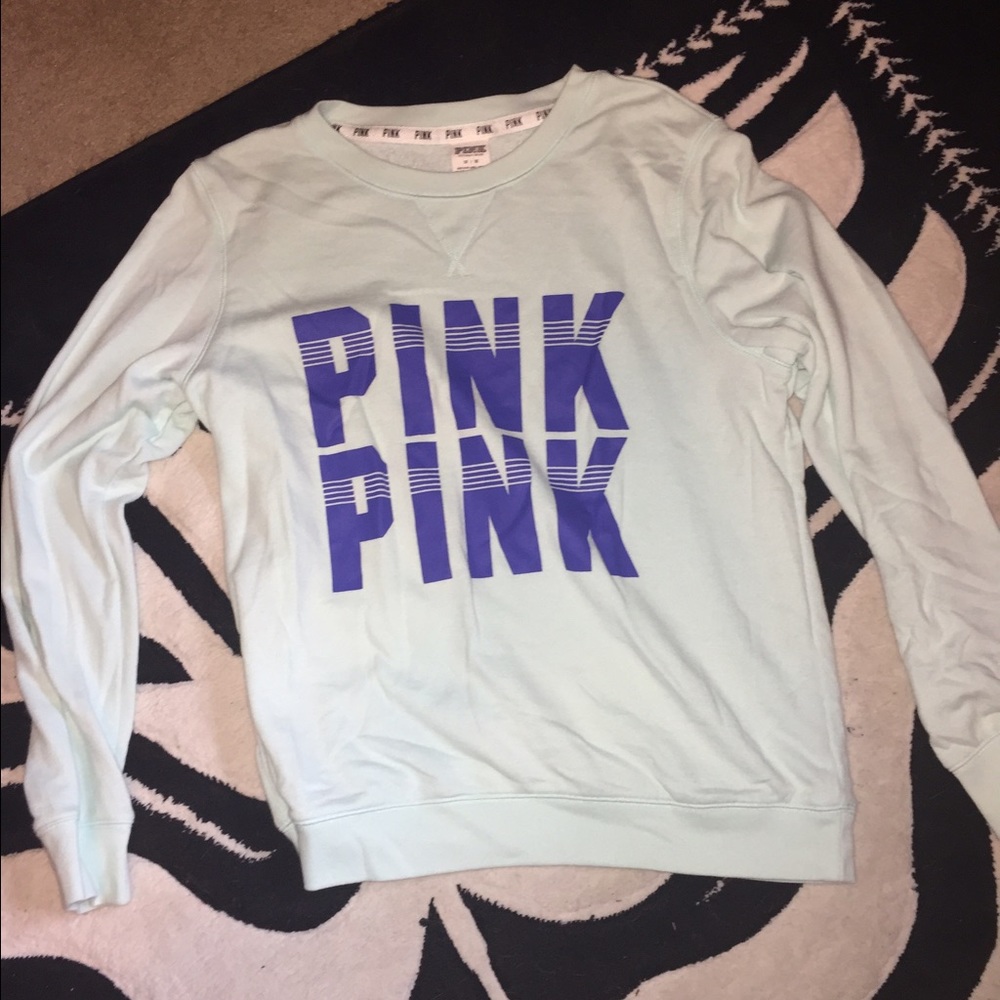 Victoria secret pink crew light sweatshirt