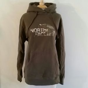 North Face camo hoodie sweatshirt