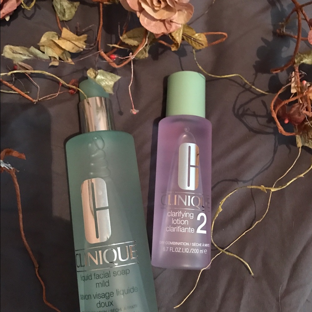 Clinique Liquid Facial Soap and Clarifying Lotion