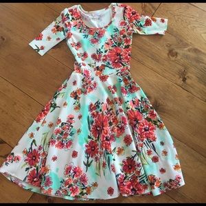 LuLaRoe Nicole dress, rare pattern. XSmall