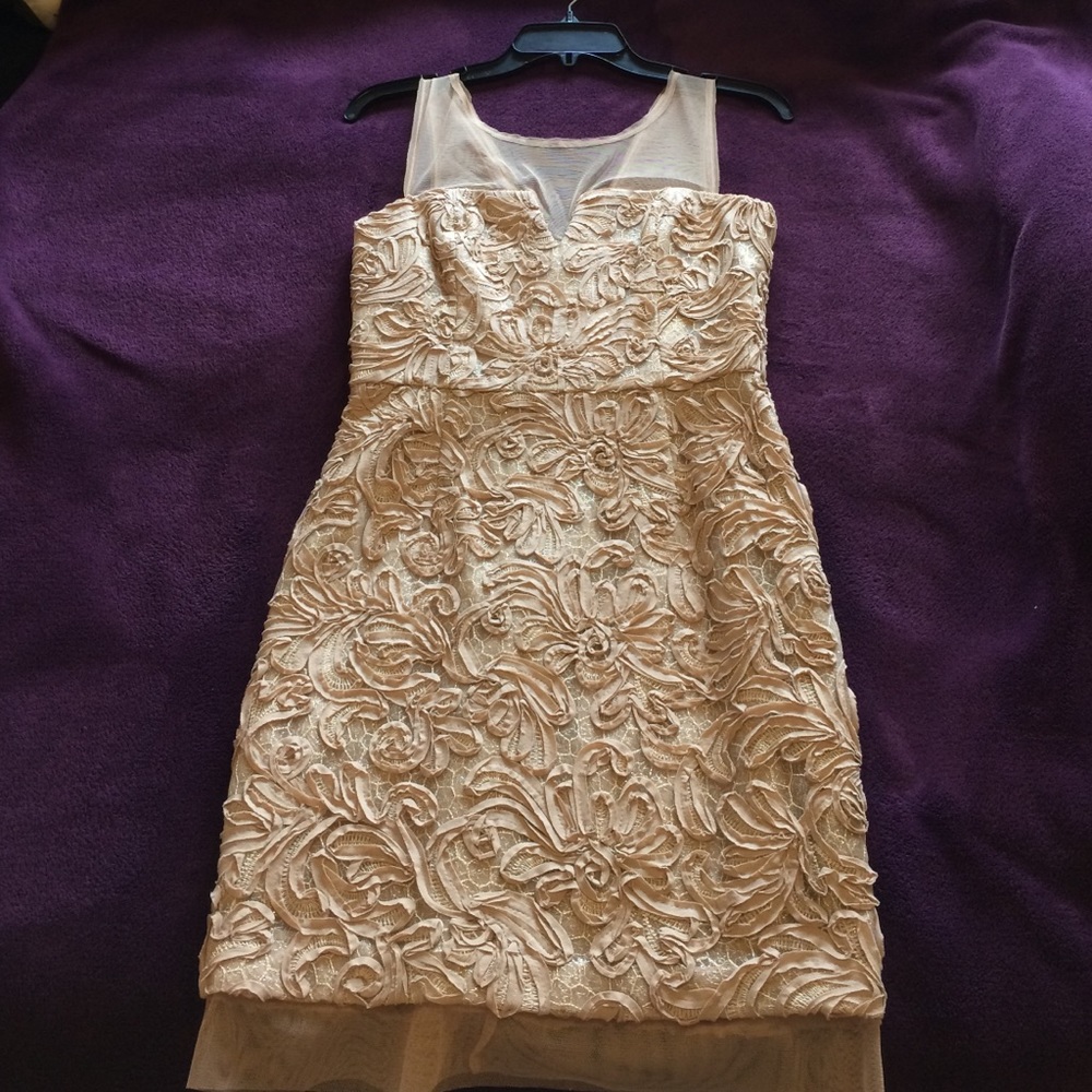 BCBG Max Azria dress. Nude. Size 8.