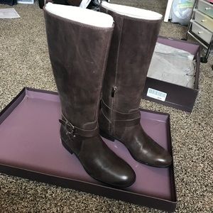 Enzo Angiolini Wide Calf Brown Boots