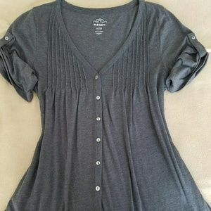 Gray Old Navy Top Size M