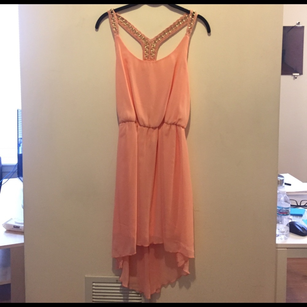 Peach Dress