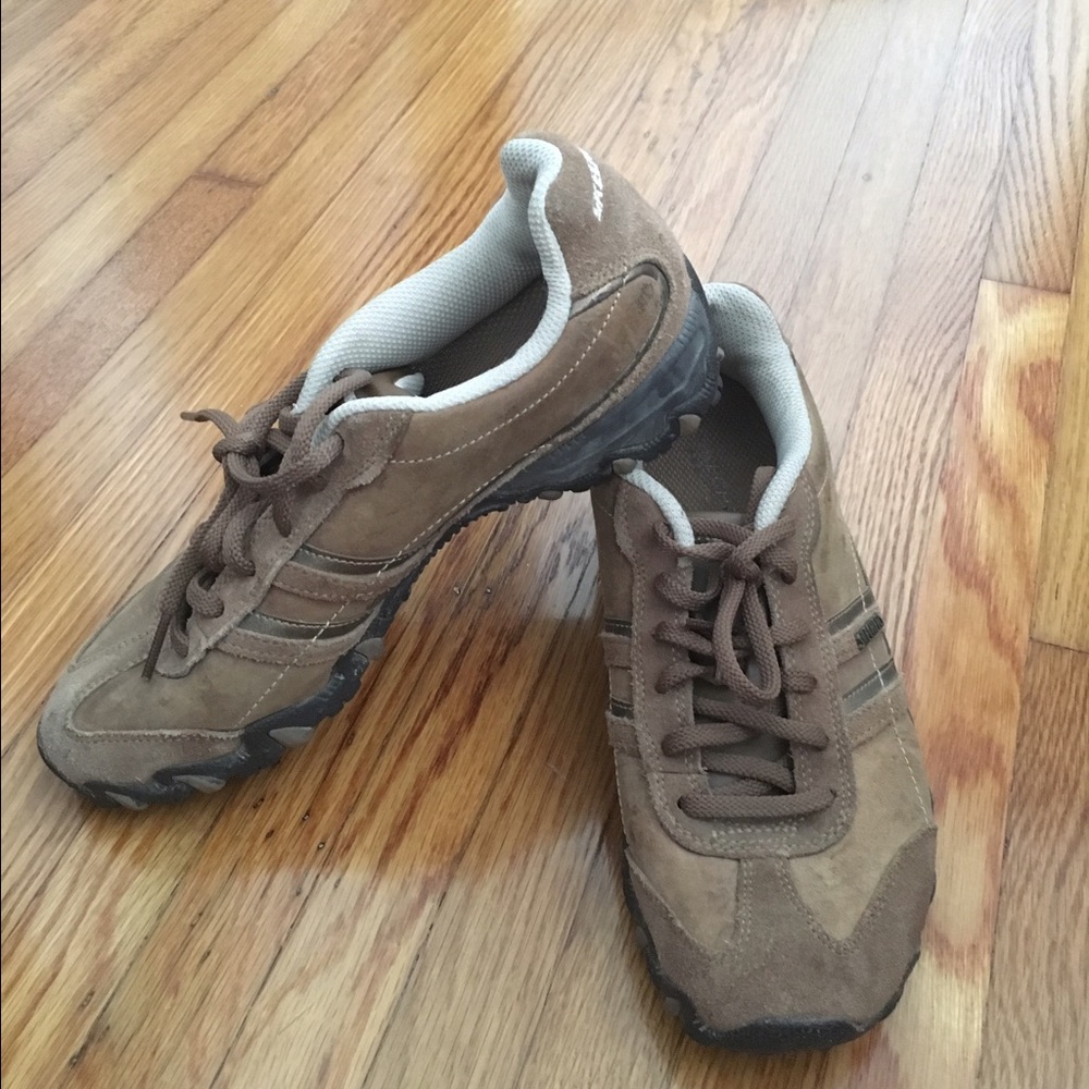 Brown SKETCHERS sneakers