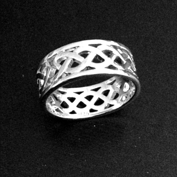 Jewelry - Solid 925 Sterling Silver Celtic weave band