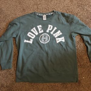 Green PINK pullover sweater