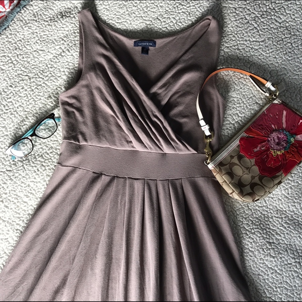 Land's End Fit Flare Dress