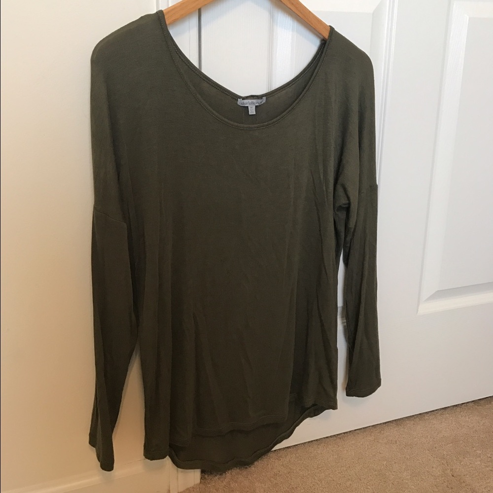 NWOT dark green top