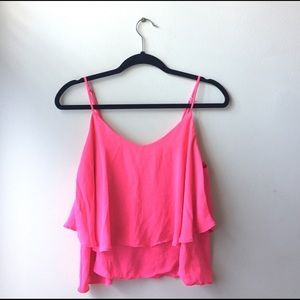 Hot Pink Flowing Tank