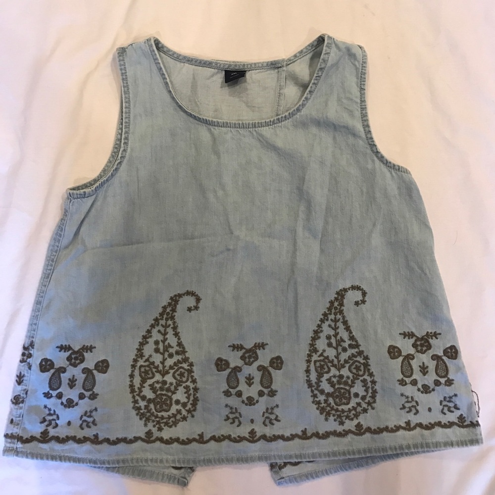 Gap Kids denim tank XXL