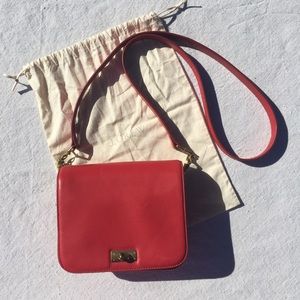 J. Crew Mini Edie red crossbody purse