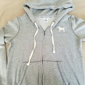 Heather Gray Victoria's Secret Pink Hoodie