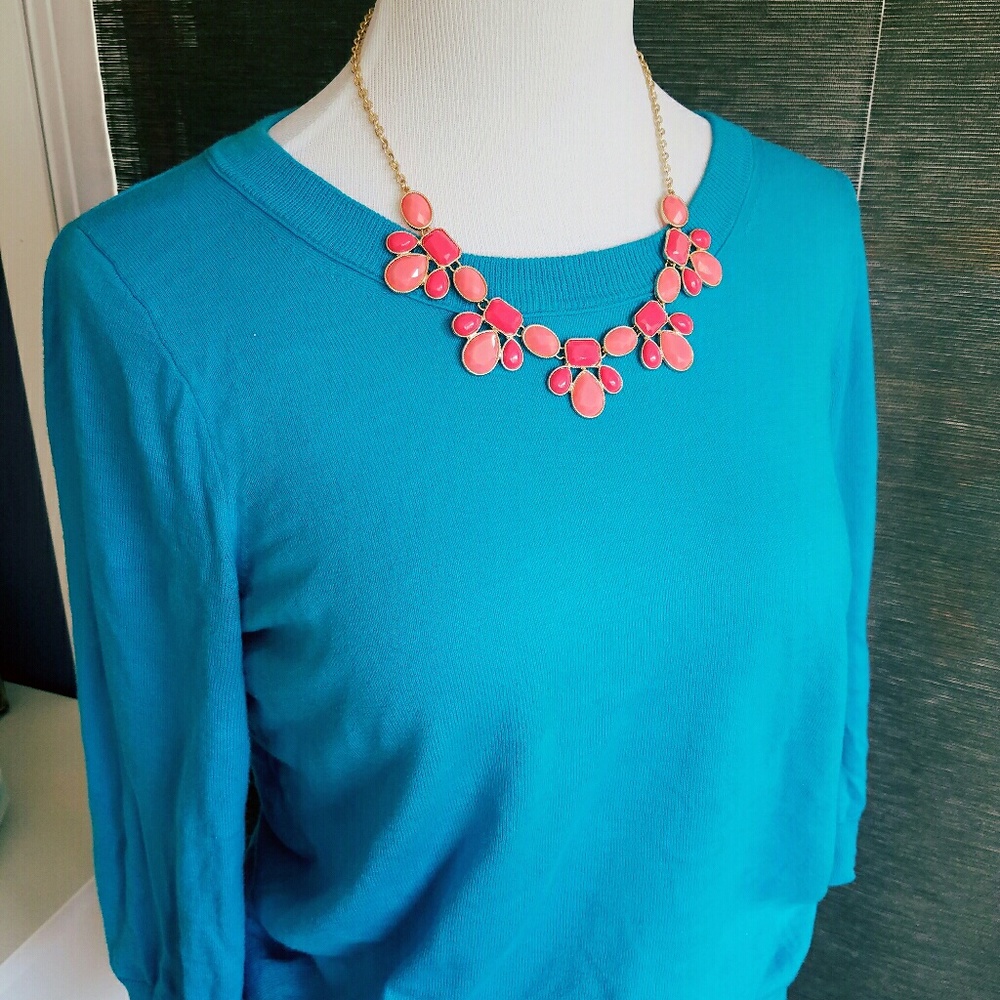 J. Crew Bahamian blue sweater