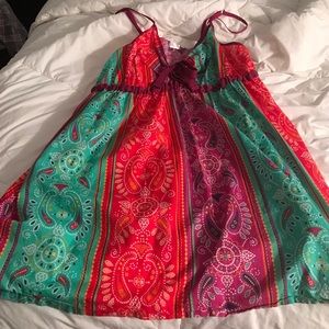 Multicolored paisley cotton Nightie -- Size 22/24