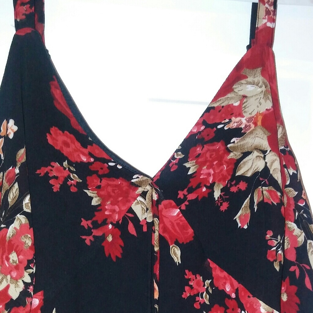 Sleeveless Floral Summer Dress