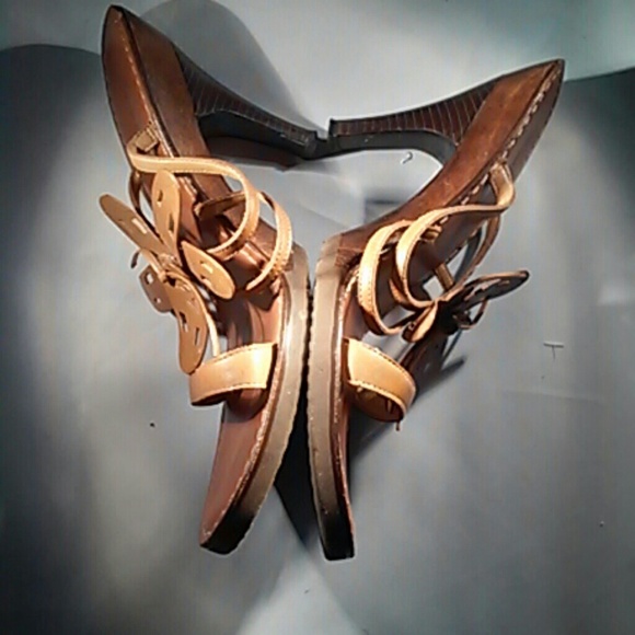 Enzo Angiolini Genuine Leather Sandals - Picture 3 of 4