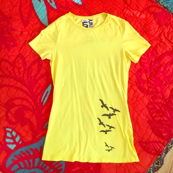 Country Love vintage yellow birdie tee - Picture 1 of 5