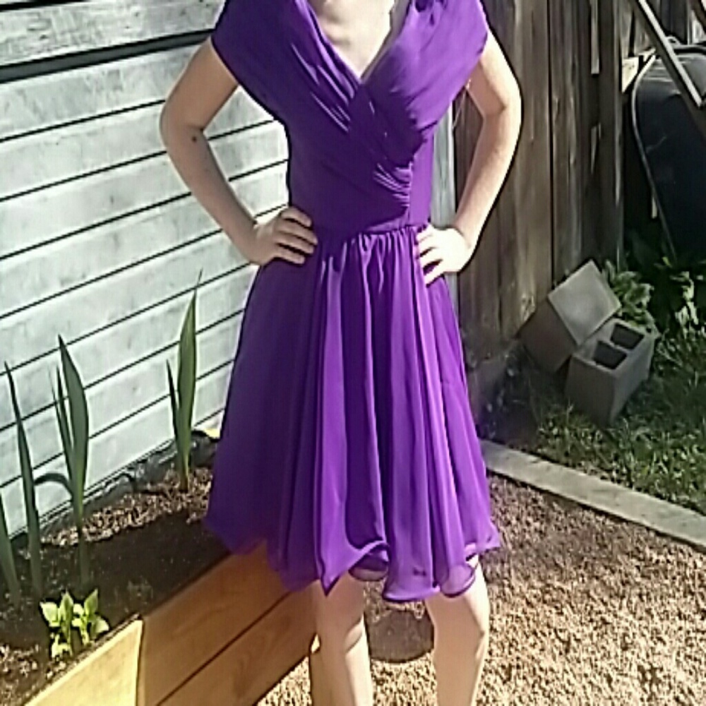 Purple dress
