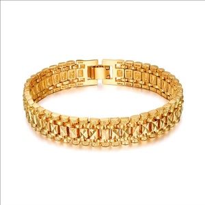 Gold plated bracelet Men and Women