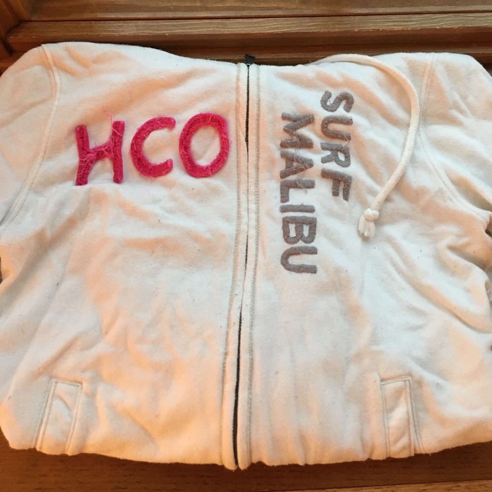 Lightweight Hollister zip up hoodie