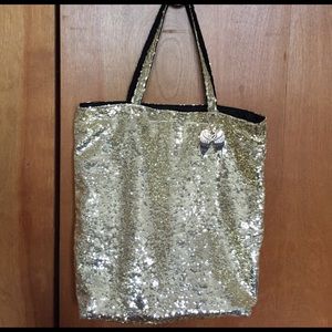 Victoria's Secret sequined tote