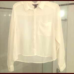 H&M Sheer Blouse H&M Sheer Blouse