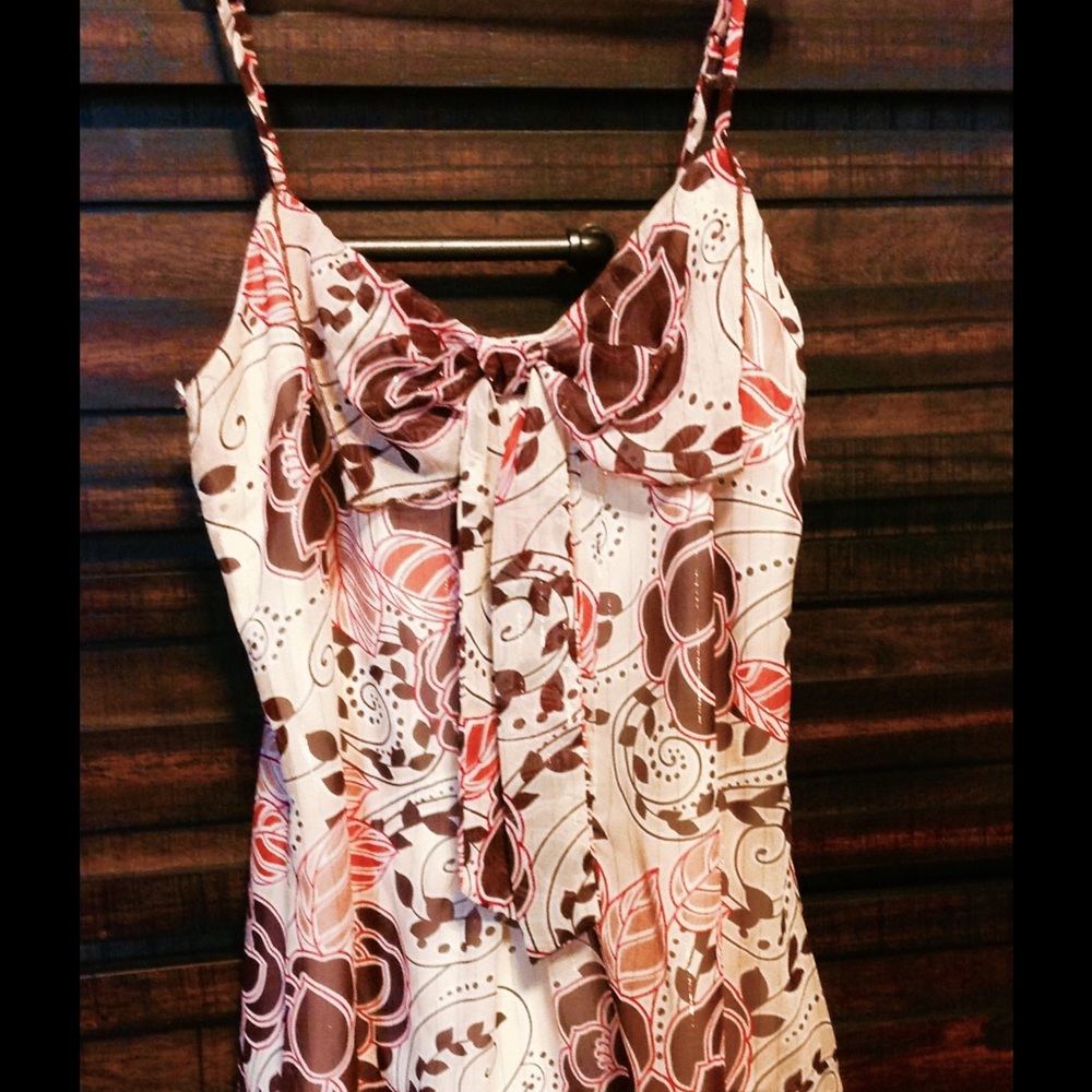 Dressy Tank with bow at neckline