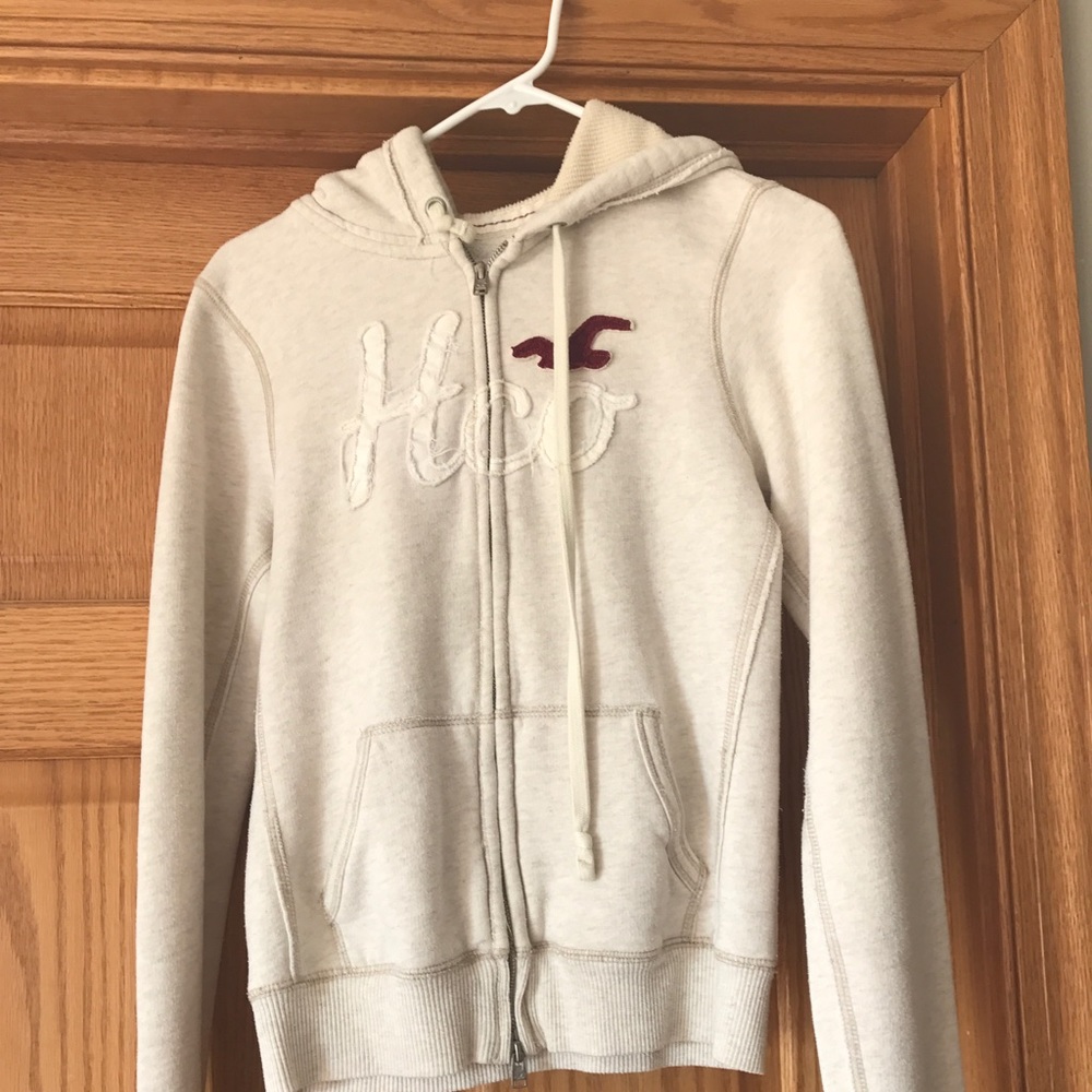 Holister zip up hoodie