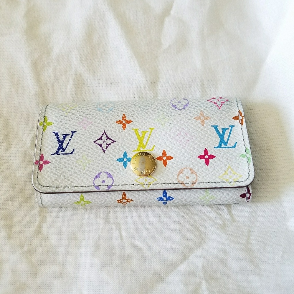 Louis Vuitton and Burberry scarf