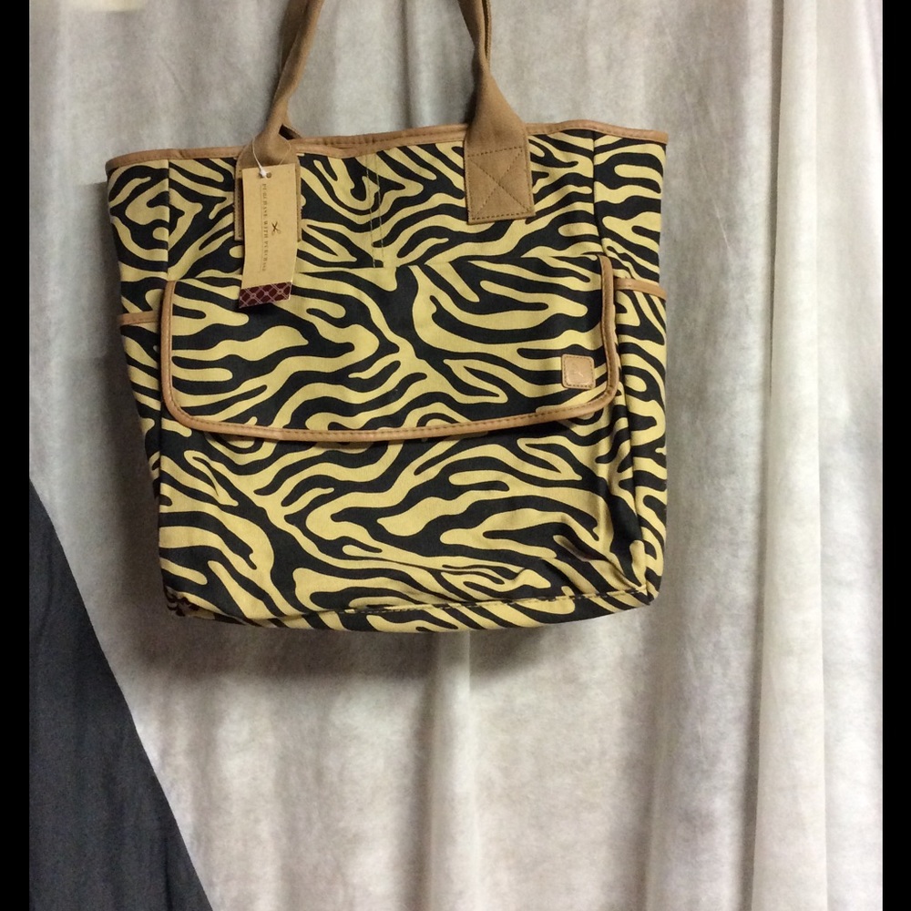 Canvas bag zebra print